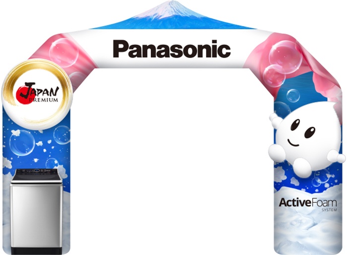 Panasonic　エジプト洗濯機プロモーション バルーンゲート